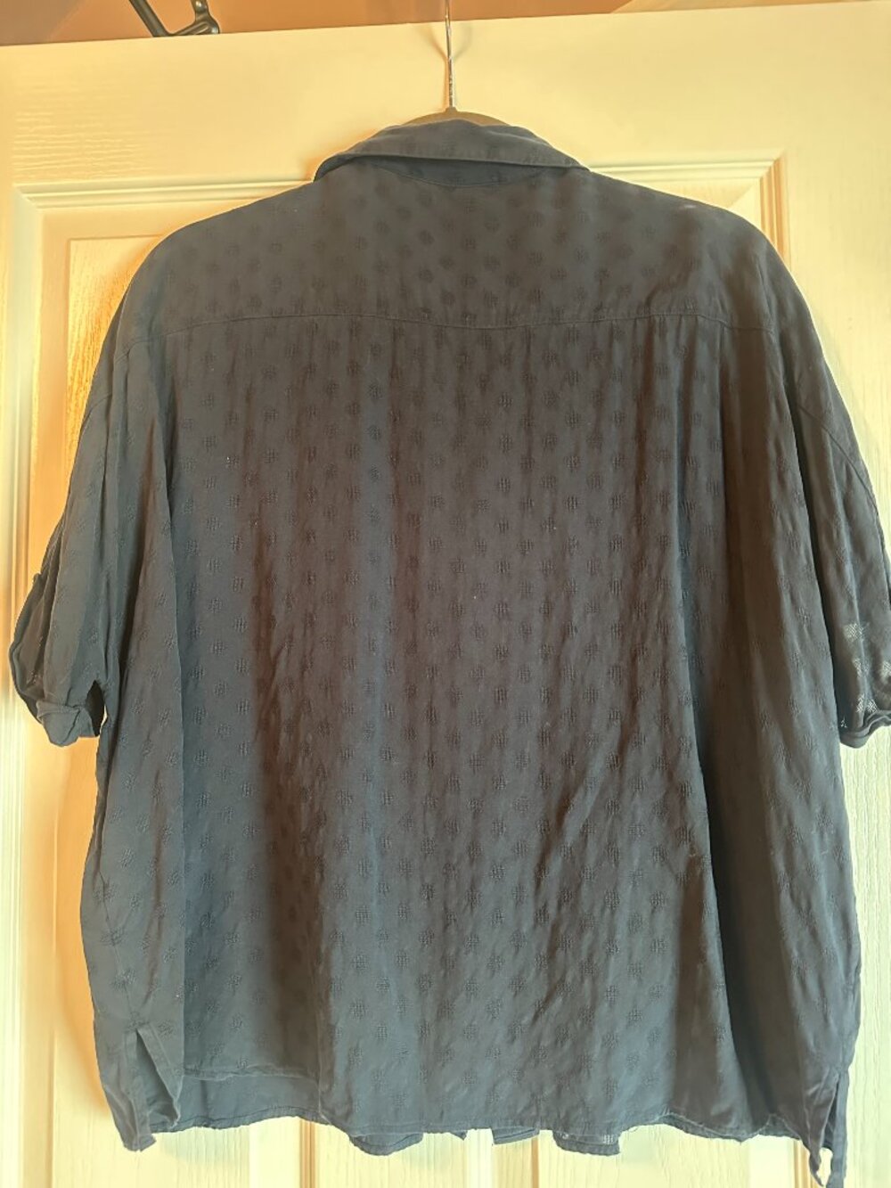& Other Stories Polka Dot Short Sleeve Button Up - Picture 2 of 3